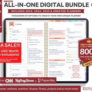 Digital Planner : All-In-One 2023 & 2024